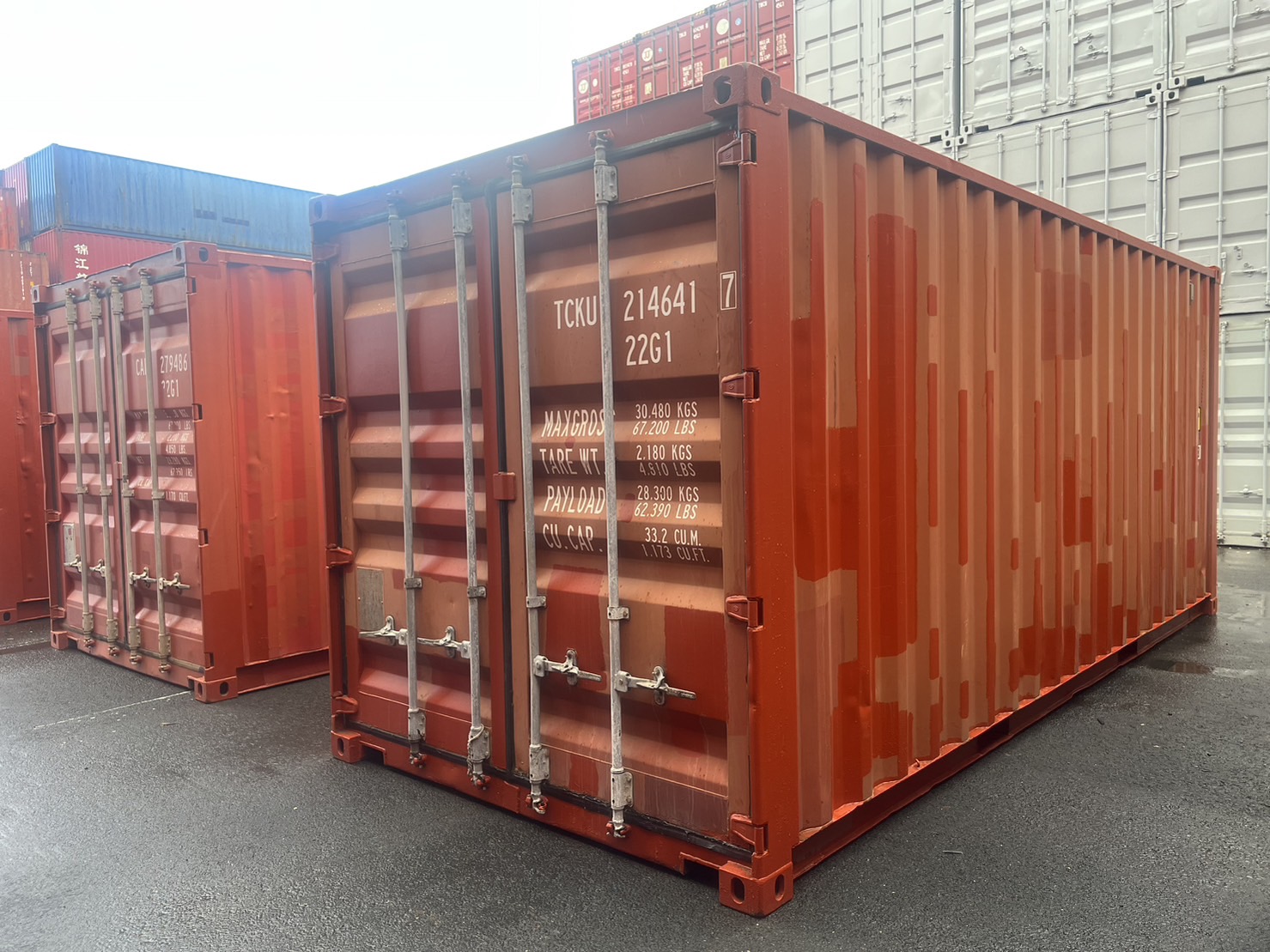 20ft 中古コンテナ 整備済　　　￥300,000（税別）